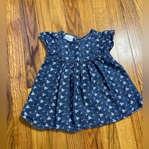 Little Wonders Navy Floral Kids Dress